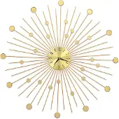 vidaXL Wanduhr Metall 70 cm Golden