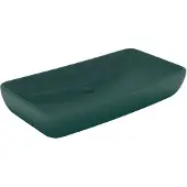 vidaXL Luxus-Waschbecken Rechteckig Matt Dunkelgrün 71x38 cm Keramik