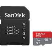 SanDisk Ultra, 1 TB, MicroSDXC, Klasse 10, UHS-I, 150 MB/s, Class 1 (U1)