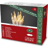 Konstsmide - LED Lichterkette, mit an/aus Schalter , 35 warm weiße Dioden, 230V, Innen, weißes Kabel; 6302-102