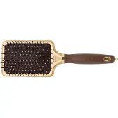 Olivia Garden - Care Rectangular - Nylon Gold & Brown - Haarbürste - L