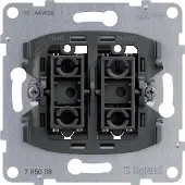 Legrand 765008 SEANO Einsatz Doppelwechselschalter 10AX Steckklemmen