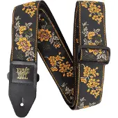Ernie Ball Classic Jacquard Guitar/Bass Strap Tangerine Blossom