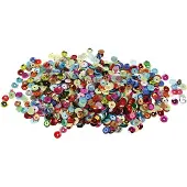 Creativ Company 522301, Pailletten, Mehrfarbig, 6 mm, 10 g, Polybag