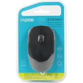 Rapoo M200, Beidhändig, RF Wireless + Bluetooth, 1300 DPI, Schwarz