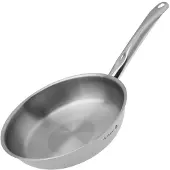 De Buyer Bratpfanne Edelstahl 24cm - Induktionsgeeignet, Profiqualität, Ergonomischer Griff, Spülmaschinenfest