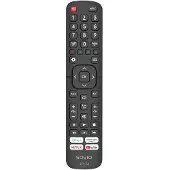 Savio RC-14 Universal remote control/replacement for HISENSE SMART TV, TV, TV-Tuner, IR Wireless, Drucktasten, Schwarz