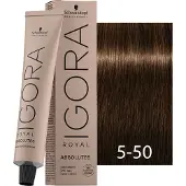 Schwarzkopf - Igora Absolutes Permanent Color Creme 5-50 Light Brown-Gold Natural 60 ml
