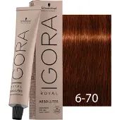 Schwarzkopf Professional Igora Royal Absolutes 60 ml 6-70 Dunkelblond Kupfer Natur