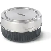 Black & Blum Brotdose Glass Lunch Bowl Grau 14 cm