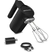 KitchenAid Handmixer "5KHMR762BM" mit Akku