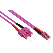GOOD CONNECTIONS Patchkabel LWL Duplex OM4 (Multimode, 50/125) LC/SC, 3m, (LW-803LS4)