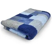 Vetbed Vet Bed Hundebett Patchwork blau 150 x 100 cm
