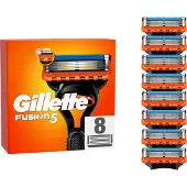 Gillette Fusion5 Rasierklingen, Männer, , Fusion5, Edelstahl, Orange, 8 Stück(e)
