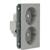 Gira SCHUKO 2f SH f. UP-Dose 1,5f System 55 2735015