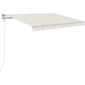 vidaXL Markise Automatisch Einziehbar 300x250 cm Creme