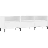 vidaXL TV-Schrank Weiß 150x30x44,5 cm Holzwerkstoff