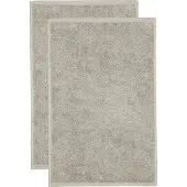Cawö Gästehandtuch Pure Uni Chalk (6er Set)