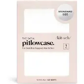 Raw Organic Satin Pillowcase (Various Colours) - Ivory
