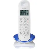 Brondi Lotus, DECT-Telefon, Kabelloses Mobilteil, 50 Eintragungen, Blau, Weiß