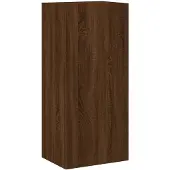 vidaXL TV-Wandschrank Braun Eiche-Optik 40,5x30x90 cm Holzwerkstoff