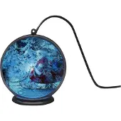 Konstsmide Kunststoffkugel, Leichte Dekorationsfigur, Schwarz, Blau, Kunststoff, IP20, 42 Glühbirne(n), LED
