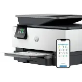 HP OfficeJet Pro 9120b Wireless All-in-One Farbe Drucker, Beidseitiger Druck; Kopierer, Scanner, Thermal Inkjet, Farbdruck, 4800 x 1200 DPI, A4, Direktdruck, Grau