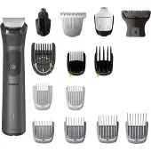 Philips All-in-One Trimmer MG7940/15 Serie 7000, Grau, 0,5 mm, 1,6 cm, 0,2 mm, Bart, Ohr, Nase, Akku