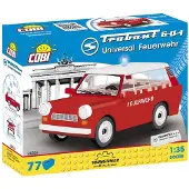 COBI Trabant 601 Feuerwehr Bausatz, 1:35, 77 Teile, Oldtimer Modell