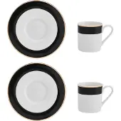 MIKASA Luxe Deco Espressotassen-set 100ml 2 Einheiten