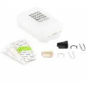 Bubblebee The Mic Hiding Kit für Sennheiser ME 2-II, Schwarz & Weiß