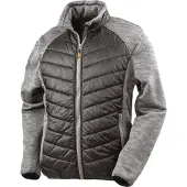 Result WORK-GUARD R314X | Herren Elevator Jacke - Farbe: Black/Marl Grey - Größe: M