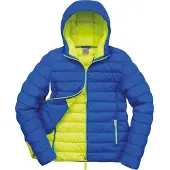 Result R194F | Ladies Snow Bird Padded Jacket - Farbe: Ocean Blue/Lime - Größe: XS