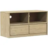vidaXL TV-Schrank SAUDA Eiche-Optik 99x43x55 cm Massivholz Kiefer