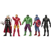 Hasbro Marvel 5 figurek 15 cm (Thor / Iron Man / Hulk / Captain America / Black Panther)