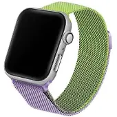 Beline pasek Apple Watch Steel 38/40/41mm zielono-purpurowy green/purple