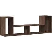 vidaXL TV-Schränke 2 Stk. Braun Eichen-Optik 75x30x50 cm Holzwerkstoff