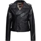 Queen Kerosin Lederjacke Marlon in schwarz | Gr.: S