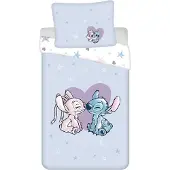 Disney Lilo & Stitch Bettwäsche Set 200x140 cm - 100 % Baumwolle