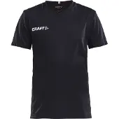 Craft T-Shirt Kinder Squad Go Jersey Solid Black-Größe 110