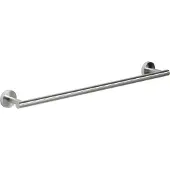 TOJ Living Handtuchstange – 60 cm – Edelstahl – Silber – Wandmontage – Handtuchhalter