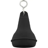Combicraft Hotelschlüsselanhänger Mayfair mit offenem Boden 41x70mm Schwarz - 50 Stück