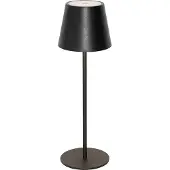 QAZQA Tischleuchte Schwarz Inkl. Dimmbarer und Wiederaufladbarer LED IP54 - Murdock