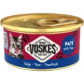Voskes Paté mit Thunfisch Nassfutter Katze