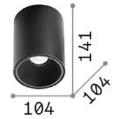 Ideal Lux Zeitgenössische Deckenleuchte Nitro Aluminium Weiß Led Integriert 25W 3000K Ip20