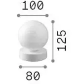 Ideal Lux Zeitgenössische Papier Metall Lampe Weiß 1 Licht G9 15W 3000K Ip20