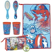 Marvel Avengers - Kulturbeutel Toiletrybag Zubehör, blau