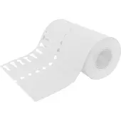 Combicraft PVC Schlaufenetiketten 120x13mm - Weiß - 1000 Stück