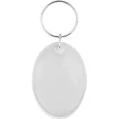 Combicraft Plexiglas Schlüsselanhänger Oval groß, 33x53mm - 50 Stück