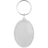 Combicraft Foto Schlüsselanhänger Oval geriffelt, 40x45mm - 25 Stück